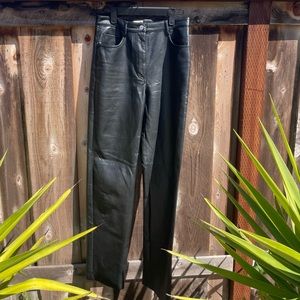 Aritzia Leather Pants